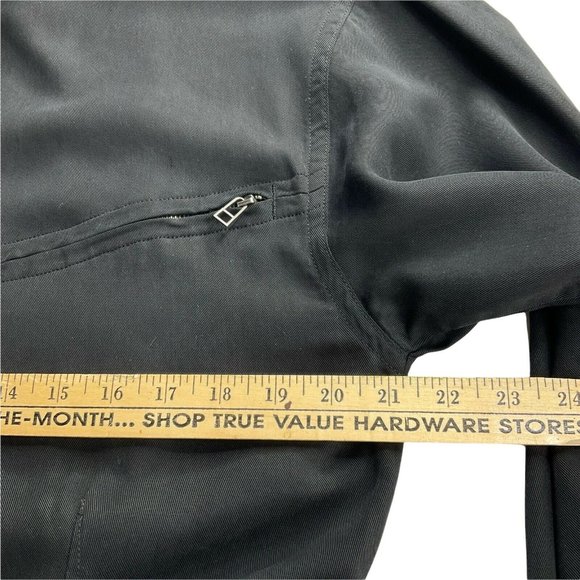 Pam & Gela Jumpsuit Women Size L Black F20 Utility Jumpsuit Long Sleeve Nwt $325 - Picture 6 of 12